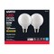 6Pk - Satco 6w G25 Globe Filament LED 2700K Medium Base Dimmable - 60w equiv